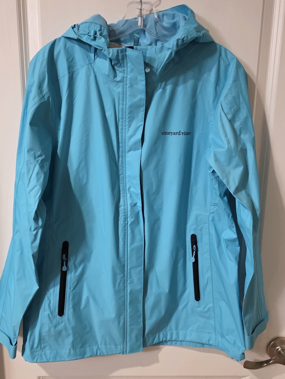 Vineyard Vines Teal Rain Jacket Size Medium